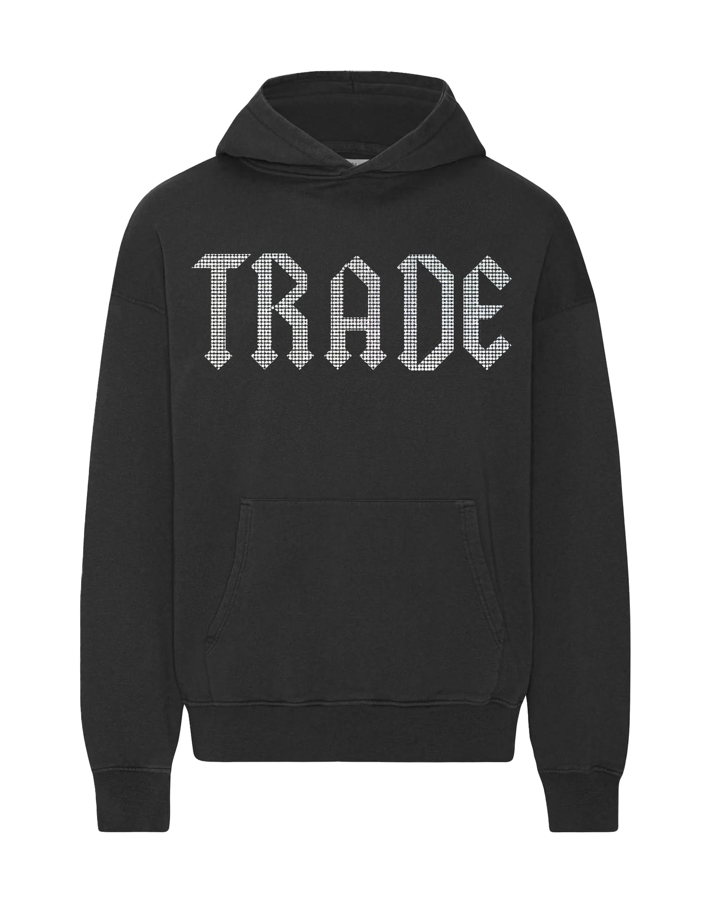 TRADE RHINESTONE HOODIE BLACK