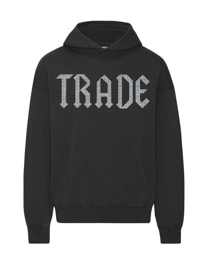 TRADE RHINESTONE HOODIE BLACK