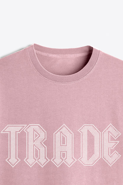 TRADE RHINESTONE T-SHIRT PINK LEMONADE