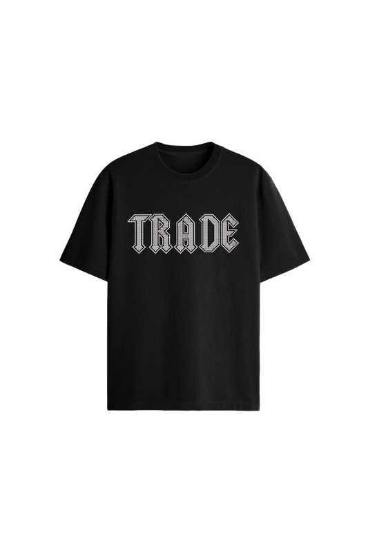 TRADE RHINESTONE T-SHIRT BLACK