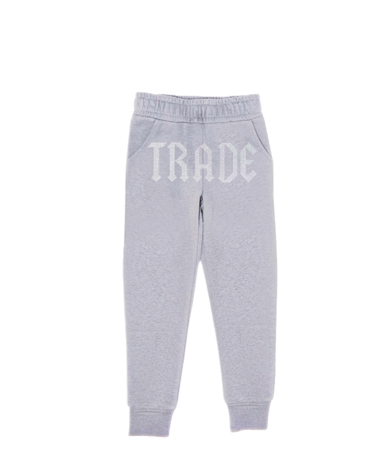 TRADE RHINESTONE JOGGERS GREY