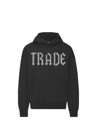 TRADE RHINESTONE HOODIE BLACK