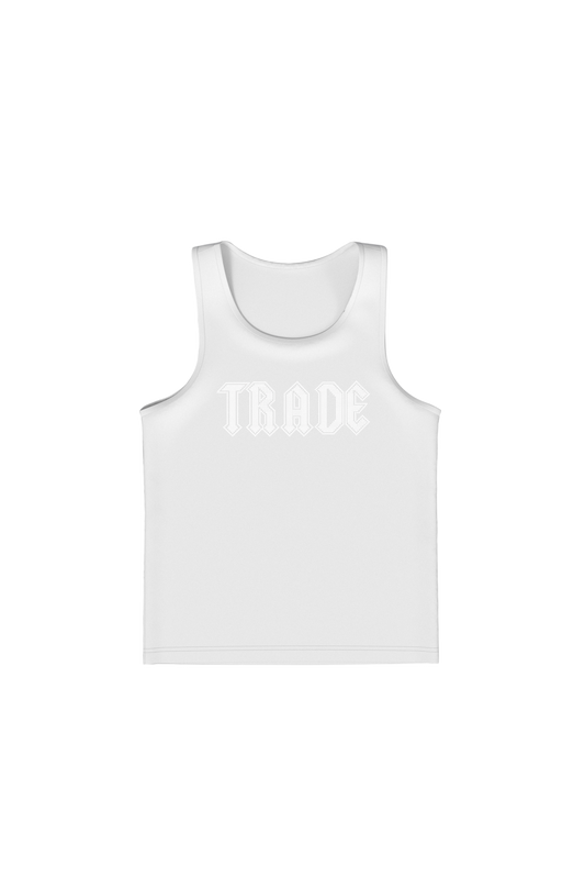 TRADE RHINESTONE TANK TOP WHITE